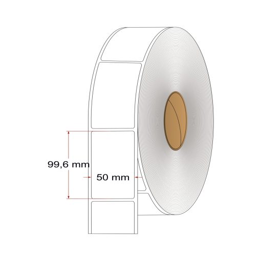 99,6 x 50 mm papír etikett címke (1476 db)