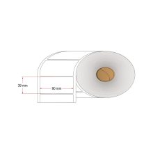39 x 90 mm papír etikett címke (3595 db)