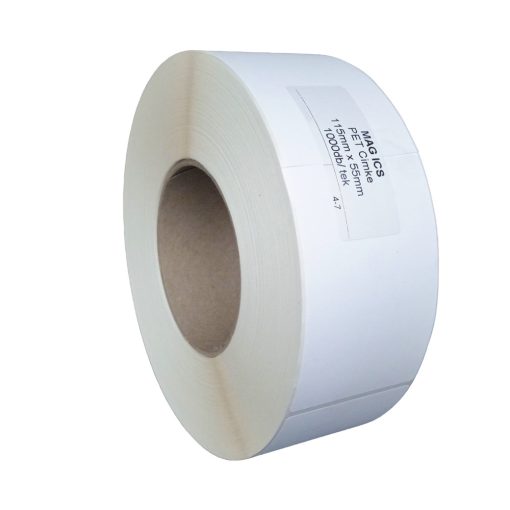 115 x 55 mm PET címke (1000 db)